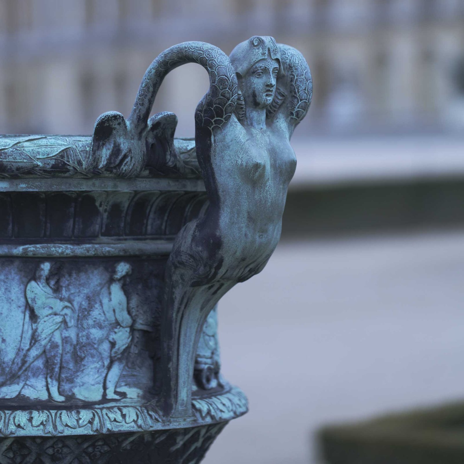 Detail of a vase